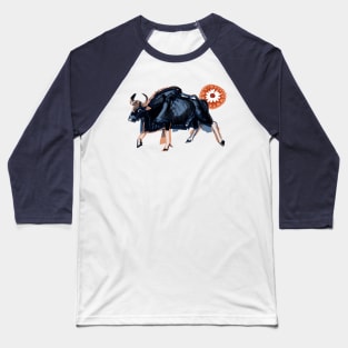 Gaur bull Baseball T-Shirt